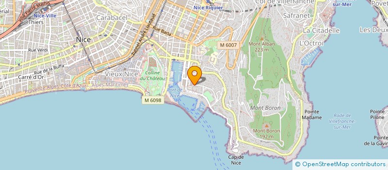 localisation de l'entreprise SIMONETTA  NICE