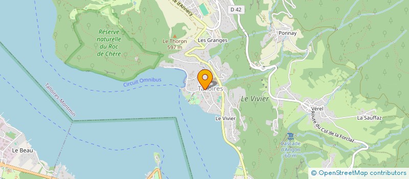 localisation de l'entreprise SIMONETTE  TALLOIRES-MONTMIN