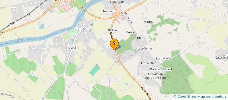 localisation de l'entreprise SIMONG  SAINT-VITE