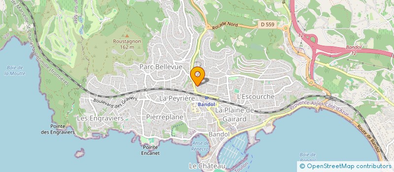 localisation de l'entreprise SIMONI à BANDOL
