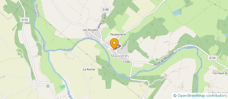 localisation de l'entreprise SIMONI à MAUVIERES