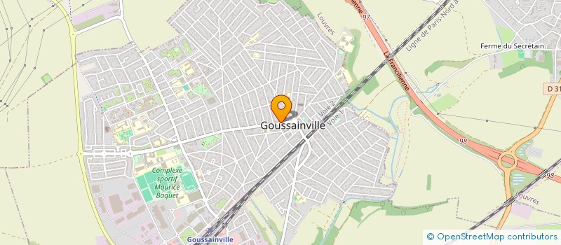 localisation de l'entreprise SIMONI BATIMENT  GOUSSAINVILLE