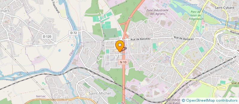 localisation de l'entreprise SIMONIN-BABAUD  ANGOULEME