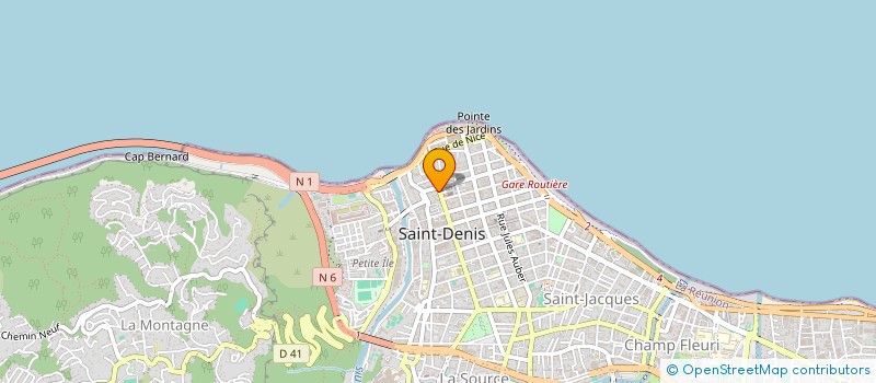 localisation de l'entreprise SIMONIN SARL à SAINT-DENIS