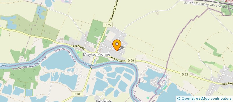 localisation de l'entreprise SIMONIVA  MISY-SUR-YONNE