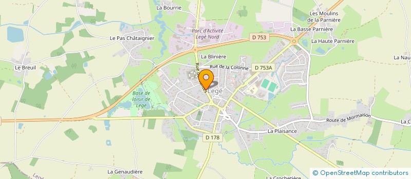 localisation de l'entreprise SIMONNEAU CAILLAUD  LEGE