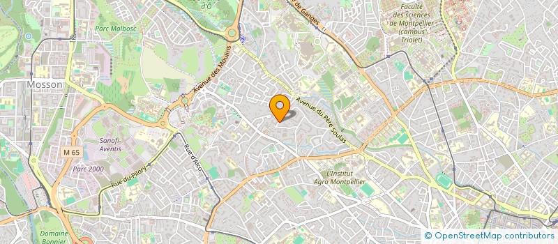 localisation de l'entreprise SIMONNET à MONTPELLIER