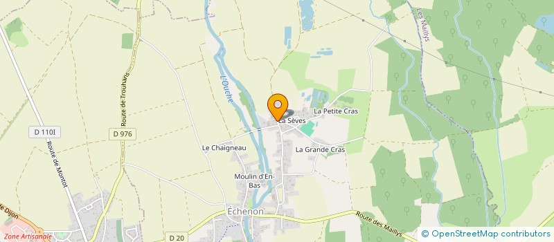 localisation de l'entreprise SIMONNET à ECHENON