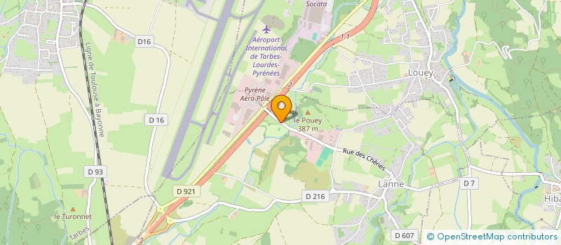 localisation de l'entreprise SIMONNOT 65  LANNE