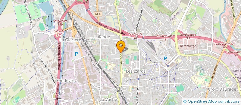 localisation de l'entreprise SIMONNOT-HILAIRE-RESTAURATION (S H R) à TOULOUSE