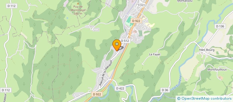 localisation de l'entreprise SIMONROBIN à YDES