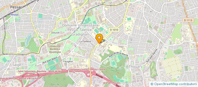 localisation de l'entreprise SIMONU à TALENCE