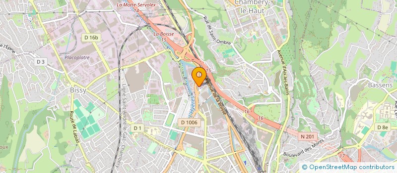 localisation de l'entreprise SIMOPT à CHAMBERY