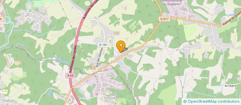 localisation de l'entreprise SIMOTECH à TARNOS