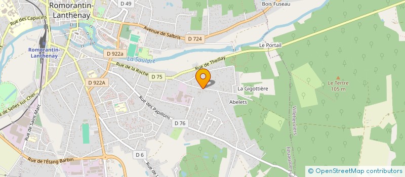 localisation de l'entreprise SIMOUN  ROMORANTIN-LANTHENAY