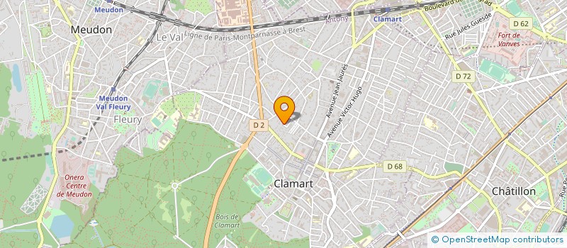 localisation de l'entreprise SIMOUN à CLAMART