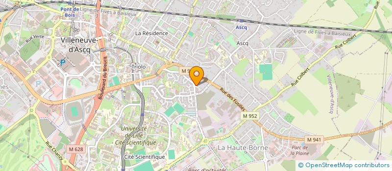 localisation de l'entreprise SIMOUNET à VILLENEUVE D ASCQ