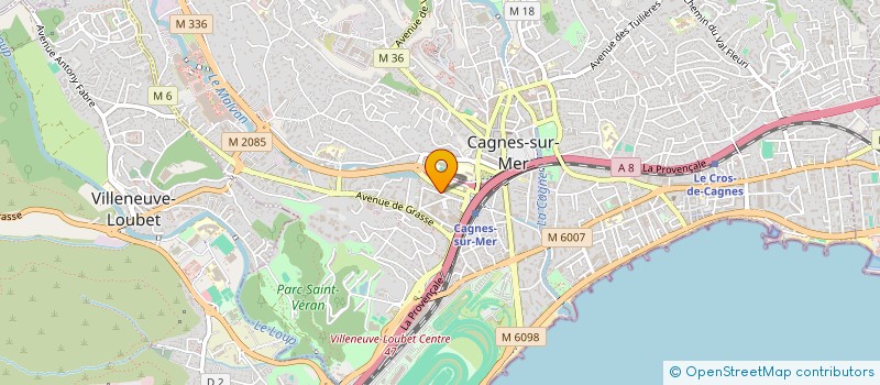 localisation de l'entreprise SIMPA à CAGNES-SUR-MER