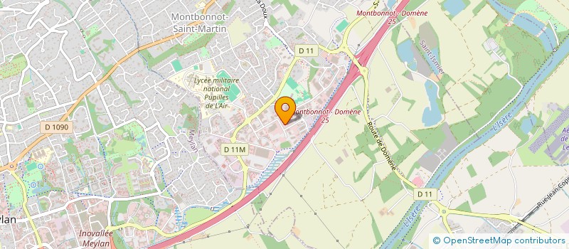 localisation de l'entreprise SIMPAR  MONTBONNOT-SAINT-MARTIN