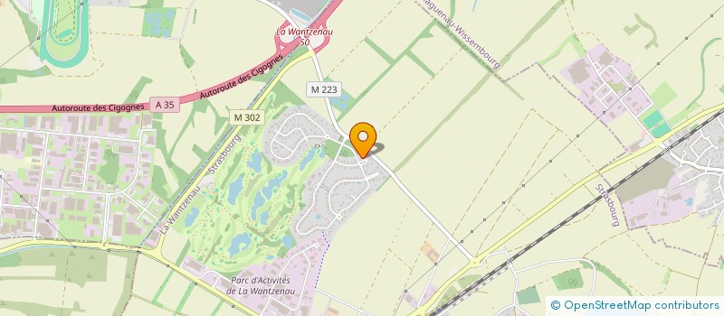 localisation de l'entreprise SIMPAS 67  LA WANTZENAU