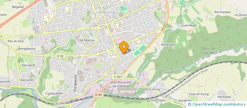 localisation de l'entreprise SIMPAS29  LANDIVISIAU