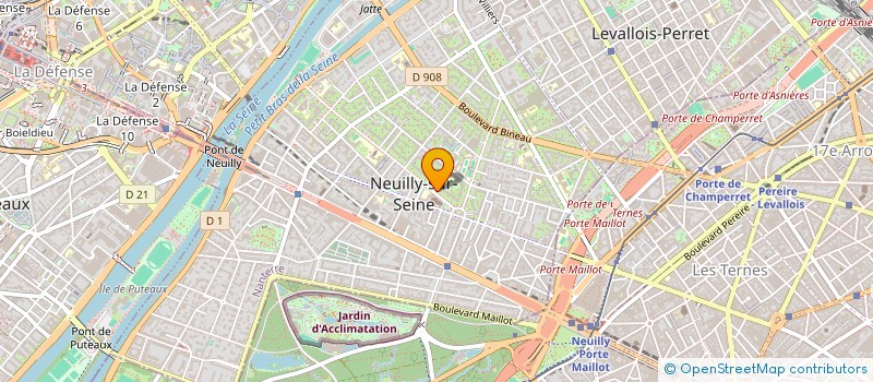 localisation de l'entreprise SIMPERI 2010 SAS à NEUILLY-SUR-SEINE