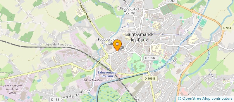 localisation de l'entreprise SIMPHAL HOLDING à SAINT-AMAND-LES-EAUX