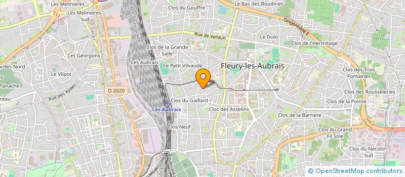localisation de l'entreprise SIMPHONIE GROUP  FLEURY-LES-AUBRAIS
