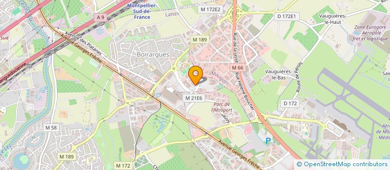 localisation de l'entreprise SIMPL. COWORKING à LATTES