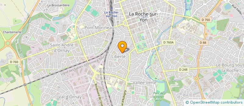 localisation de l'entreprise SIMPL'IMMO à LA ROCHE-SUR-YON
