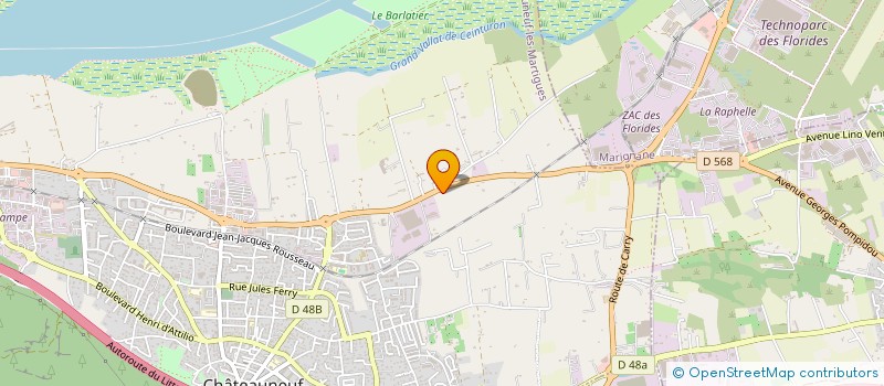 localisation de l'entreprise SIMPLE A PORTER  CHATEAUNEUF-LES-MARTIGUES