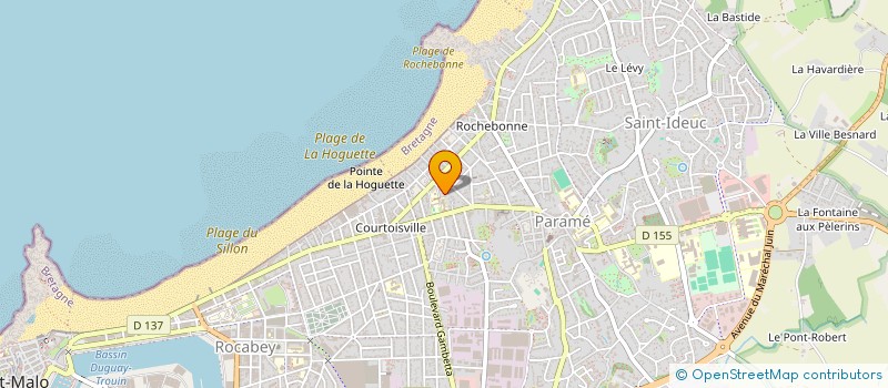 localisation de l'entreprise SIMPLE ABRI COTIER  SAINT-MALO