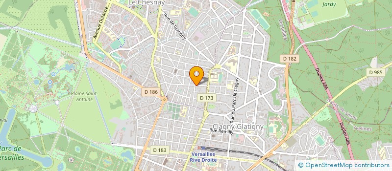 localisation de l'entreprise SIMPLE-AND-CO  LE CHESNAY-ROCQUENCOURT