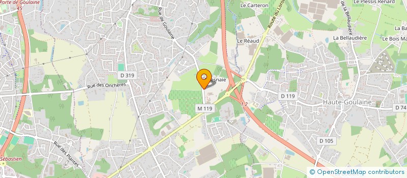 localisation de l'entreprise SIMPLE COM  BASSE-GOULAINE