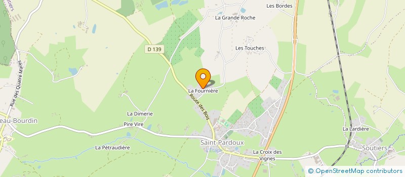 localisation de l'entreprise SIMPLE - SAVOIRS INTEMPORELS MODERNES PASSES LIBRES ENSEMBLE  SAINT-PARDOUX-SOUTIERS