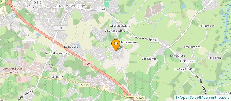 localisation de l'entreprise SIMPLE WINE à HAUTE-GOULAINE