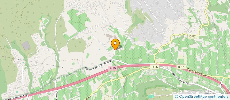 localisation de l'entreprise SIMPLEMENT FLUVIAL  LA CADIERE D AZUR