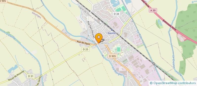 localisation de l'entreprise SIMPLEMENT POUR SOI  GENLIS