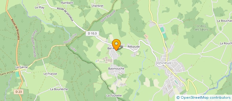 localisation de l'entreprise SIMPLES VELAY-VIVARAIS  JONZIEUX