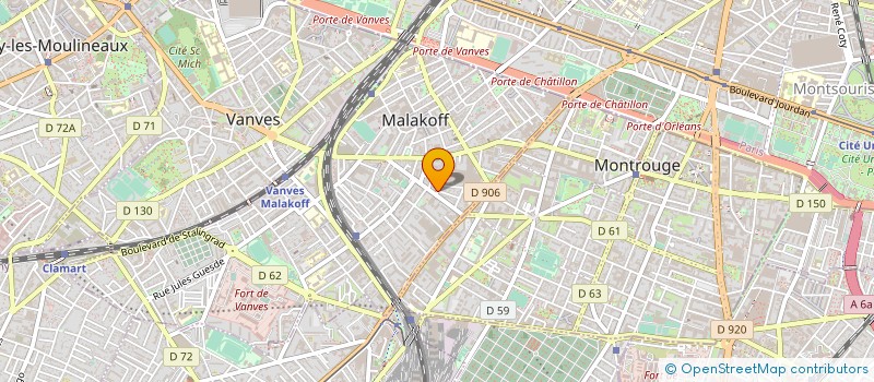 localisation de l'entreprise SIMPLEX à MALAKOFF