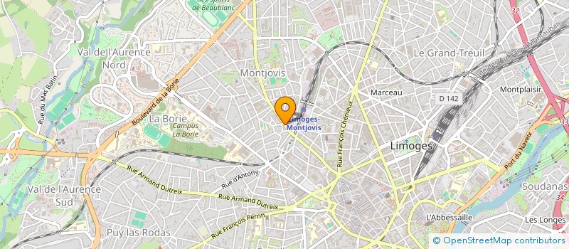 localisation de l'entreprise SIMPLIBIO à LIMOGES