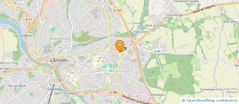 localisation de l'entreprise SIMPLICITE à LANNION