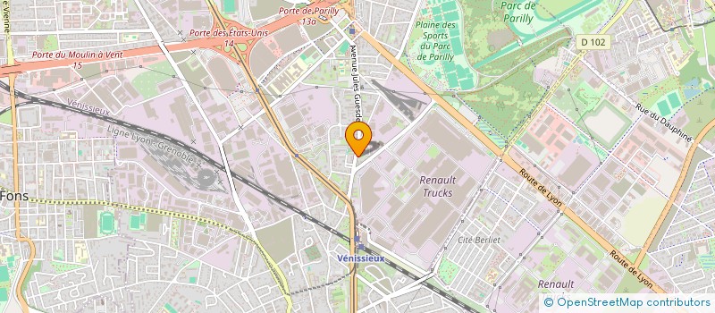 localisation de l'entreprise SIMPLICLUB  VENISSIEUX