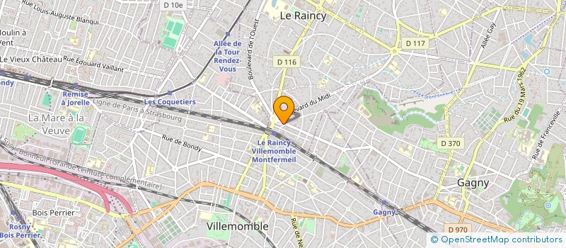 localisation de l'entreprise SIMPLIFY &CO.  LE RAINCY