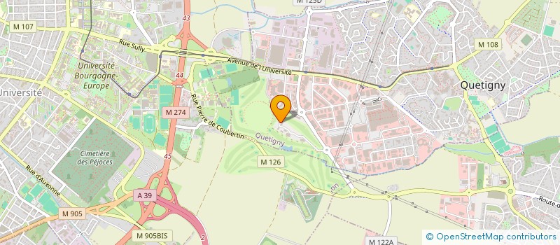 localisation de l'entreprise SIMPLY'AO PRIVE  QUETIGNY