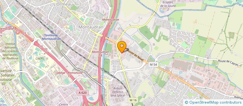 localisation de l'entreprise SIMPLY CARTE GRISE MONTAUDRAN à TOULOUSE