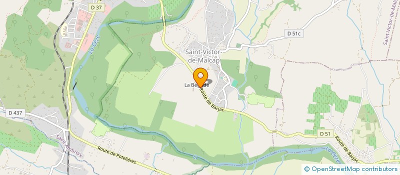 localisation de l'entreprise SIMPLY FRENCH WINE  SAINT-VICTOR-DE-MALCAP