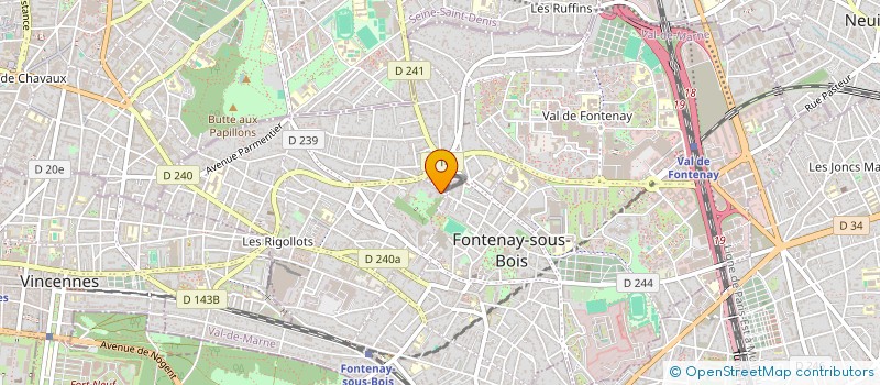 localisation de l'entreprise SIMPLY PROD à FONTENAY-SOUS-BOIS