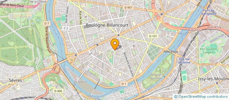 localisation de l'entreprise SIMPLY STYLE à BOULOGNE-BILLANCOURT