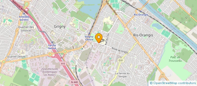 localisation de l'entreprise SIMPO  RIS-ORANGIS